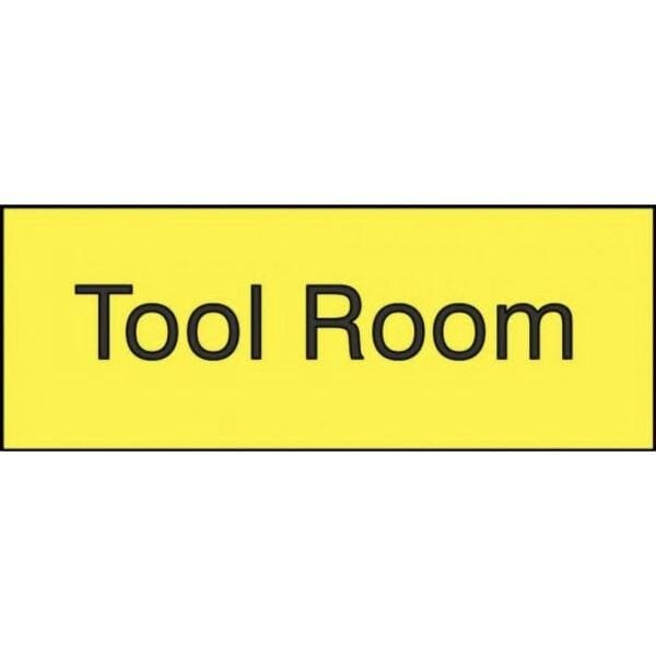 Accuform 8 in W x 3 in H, Engraved Plastic PSG852YL - main